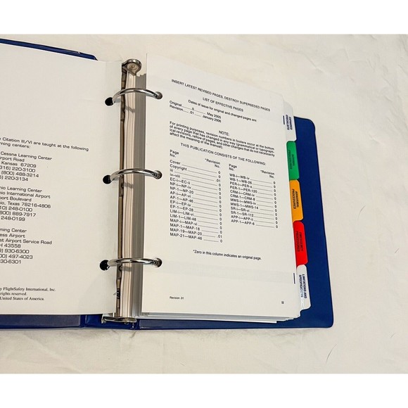 Citation III & Citation VI Pilot Training Manual, Vol. 1 Operational Information - Picture 5 of 5